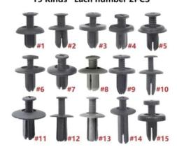 REMYC GP-026 - GRAPAS 30 uds GRAPAS CLIPS UNIVERSALES