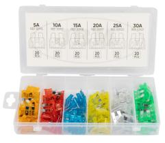 REMYC HRU-222A - Surtido De Fusibles Estandar Universal 5 a 30 AMP, 120 Unida