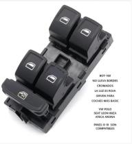 REMYC BOT-160R - BOTONERA Número de Pines: 8-10. LUZ ROJA 5G0959857G