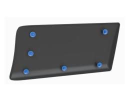 REMYC CAR20-073 - MOLDURA, PANEL LATERAL 8200036095