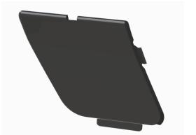 REMYC CAR12-025 - MOLDURA DE PARACHOQUES 1686590